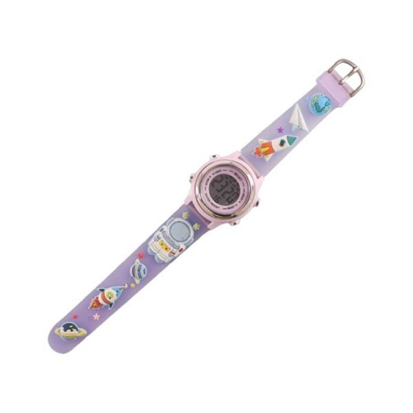 Silicone Band Space-Themed Watch for Kids - 이미지 3