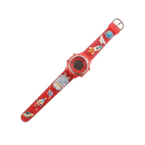 Silicone Band Space-Themed Watch for Kids - 이미지 2