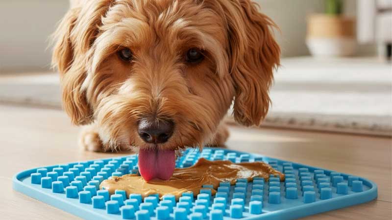 Silikon-Leckmatte für Haustiere