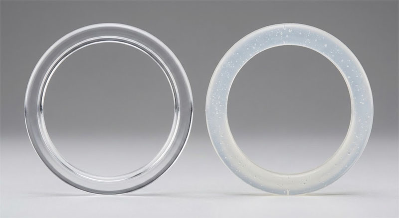 Σύγκριση διαφάνειας LSR και HTV