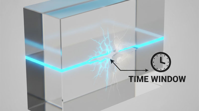 Décollement du silicone du polycarbonate dû à une activation plasma périmée