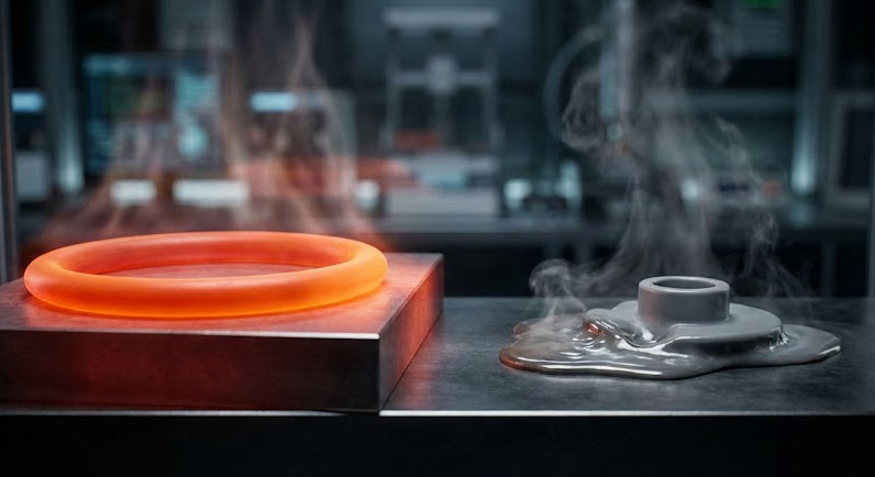 Σιλικόνη ανθεκτική στη θερμότητα έναντι πλαστικού