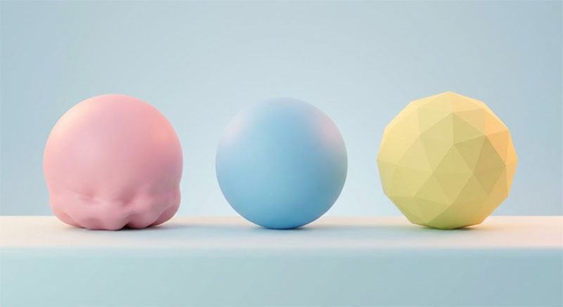 柔らかいものから硬いものまで耐久性に優れた3種類のシリコン球