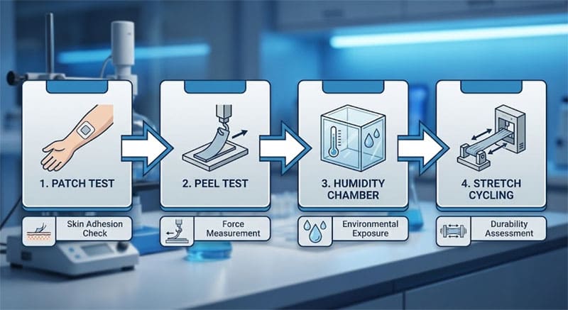 Metode pengujian validasi silikon yang dapat dikenakan