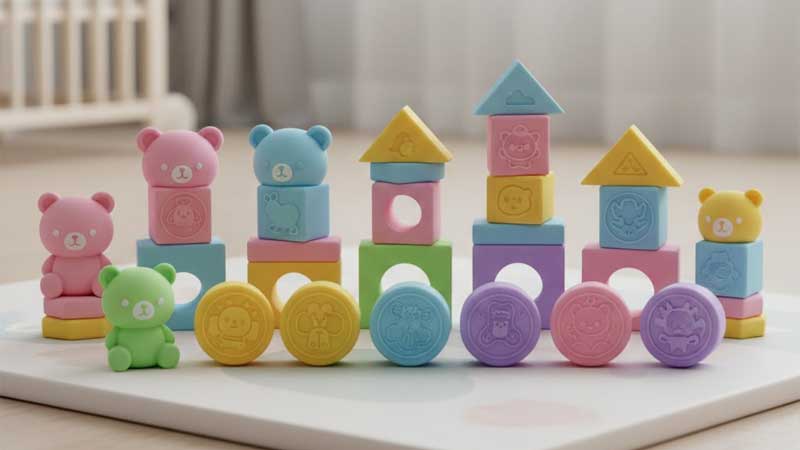 सिलिकॉन बेबी खिलौना