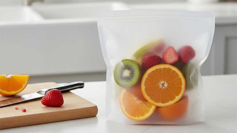 シリコン製食品保存袋