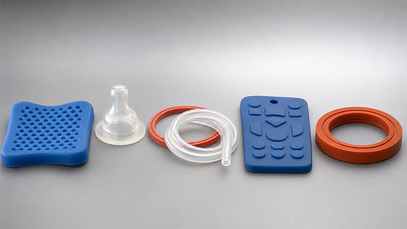 silicone parts shore hardness range