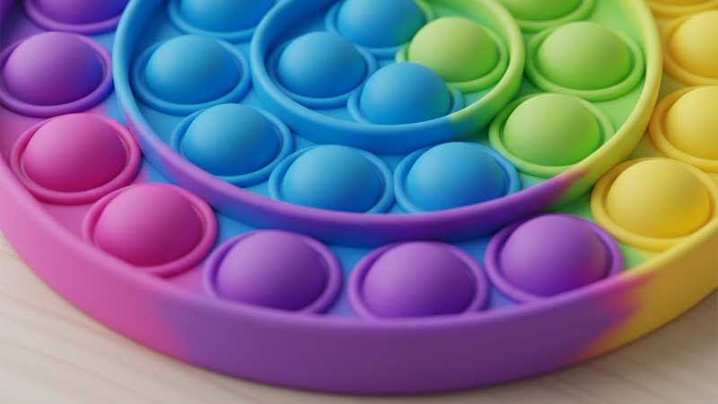 Mainan Gelisah Silikon Pop It