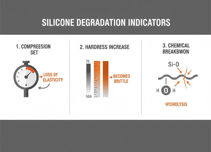 Trois indicateurs clés pour la détection de la dégradation du silicone