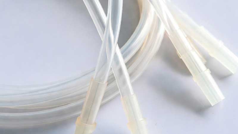 Tubos de silicone para uso médico