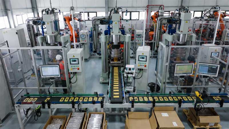 Dây chuyền sản xuất số lượng lớn silicon