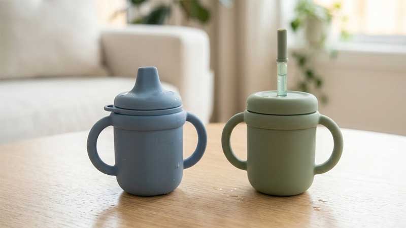 silikoon sippybeker silikoon strooitjiebeker