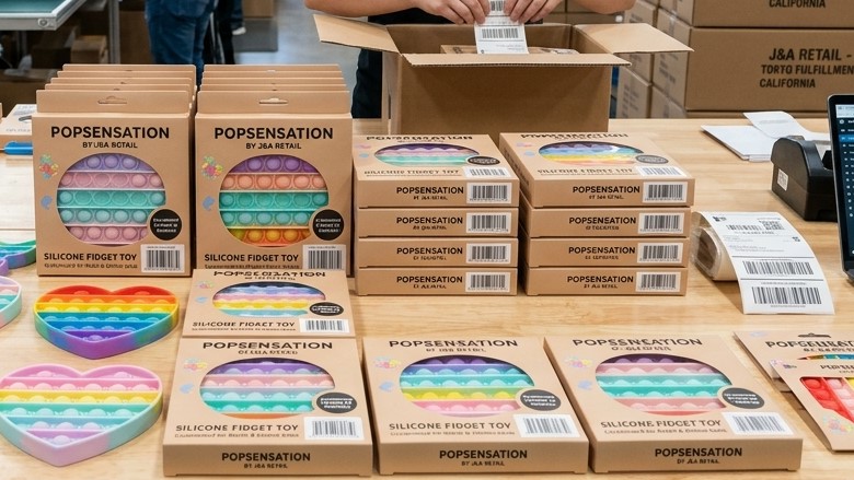 Confezionamento di prodotti promozionali in silicone personalizzati con metodo di confezionamento per la vendita al dettaglio e l'e-commerce 1