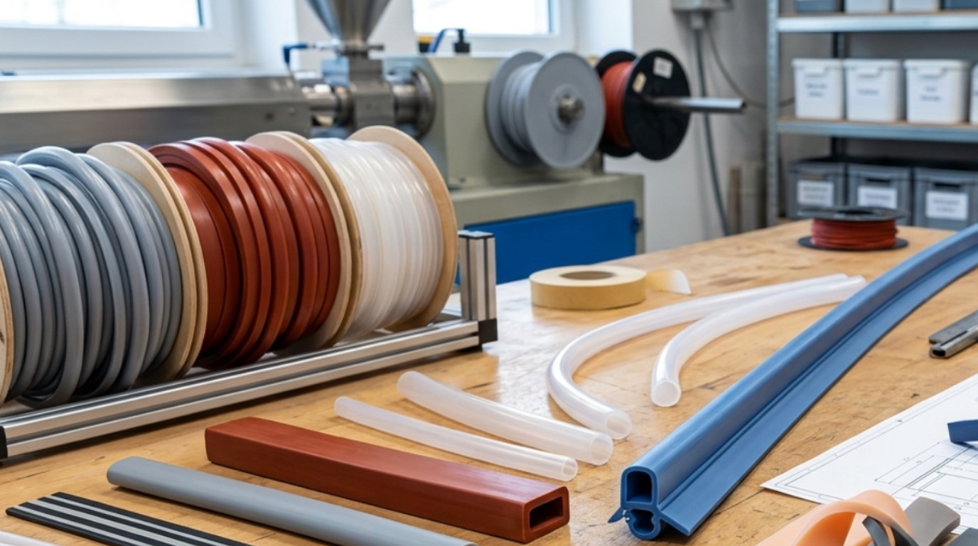 Diferentes materiais para tiras de borracha de silicone personalizadas