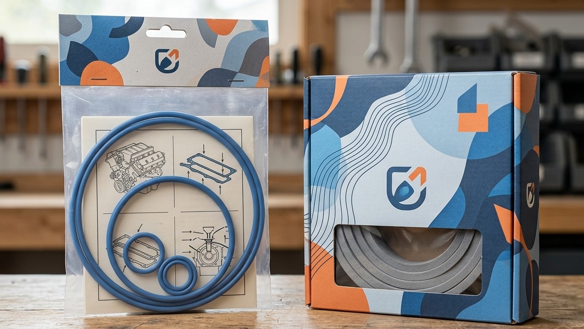 High-perfomance silicone gaskets for private label and retail packaging