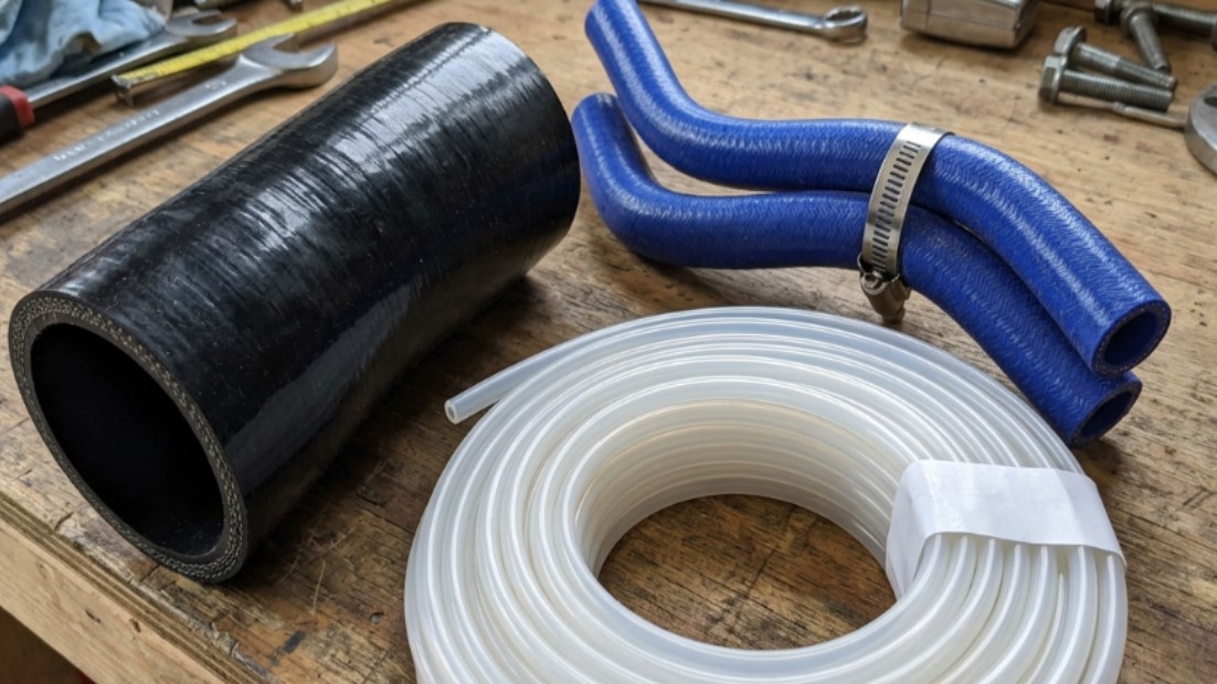 Selezione dei materiali con diverse qualità e proprietà dei tubi flessibili in silicone