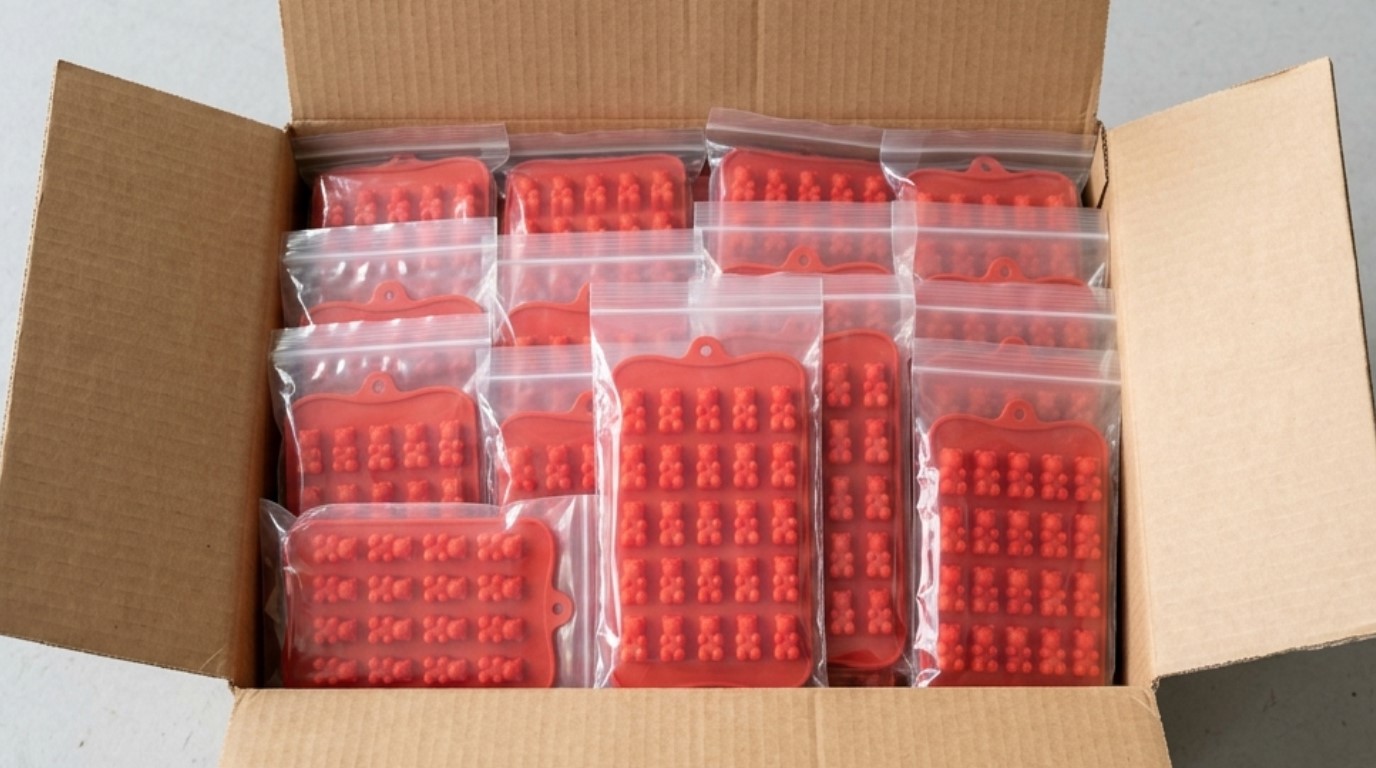 Multiple silicone bear-shaped candy molds for Distributors & Wholesalers