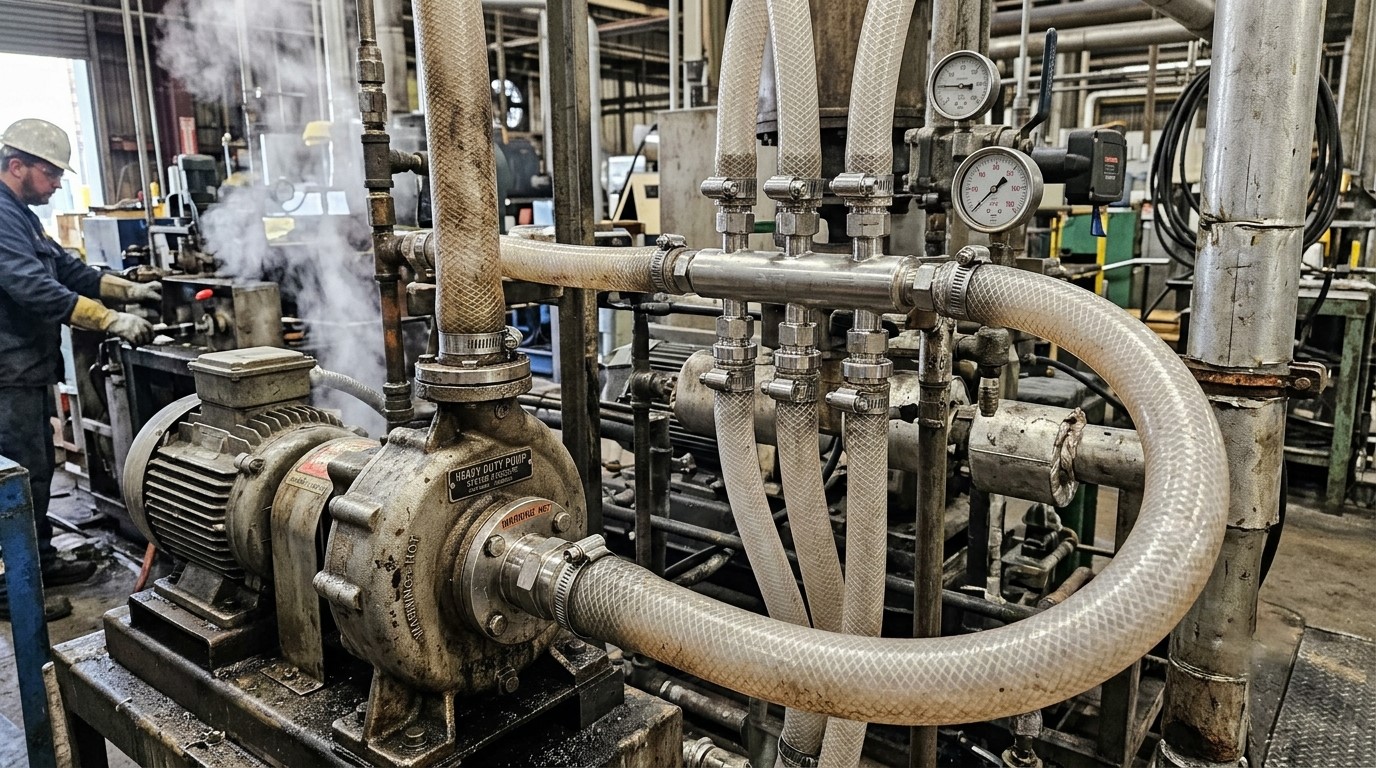 産業メーカー向けの、硬質で耐熱性に優れた特注シリコンチューブ