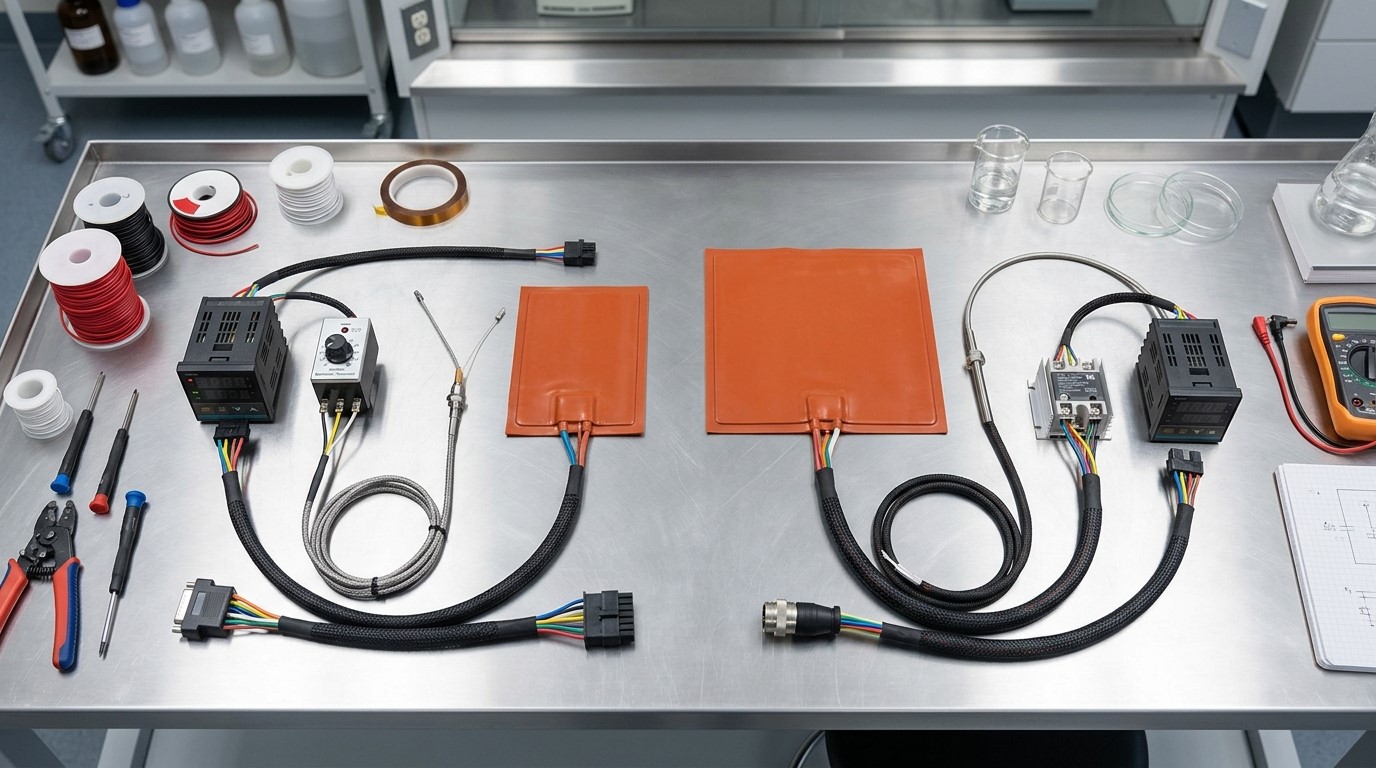 high design flexibility of silicone rubber heaters with diverser integrated assemblies for heating system