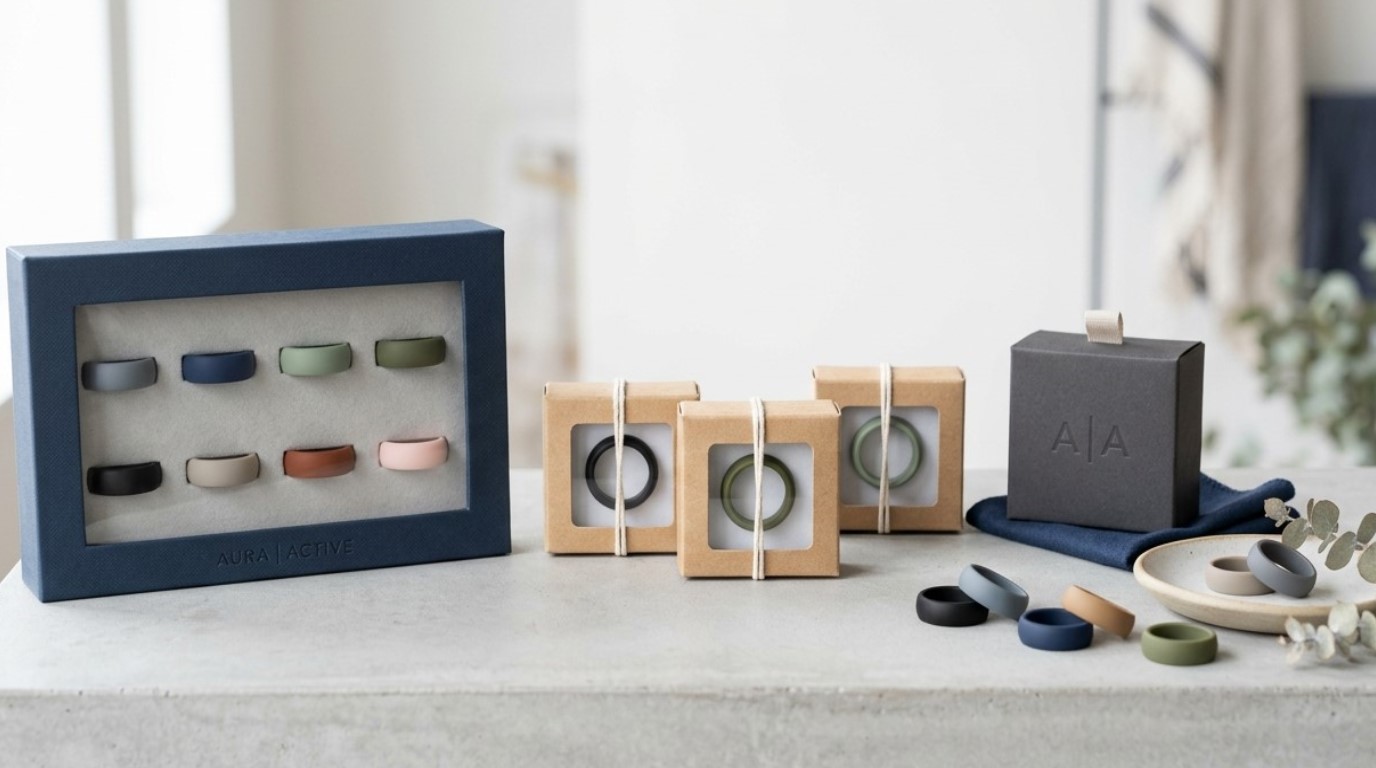 Anelli in silicone per marchi di gioielli e lifestyle