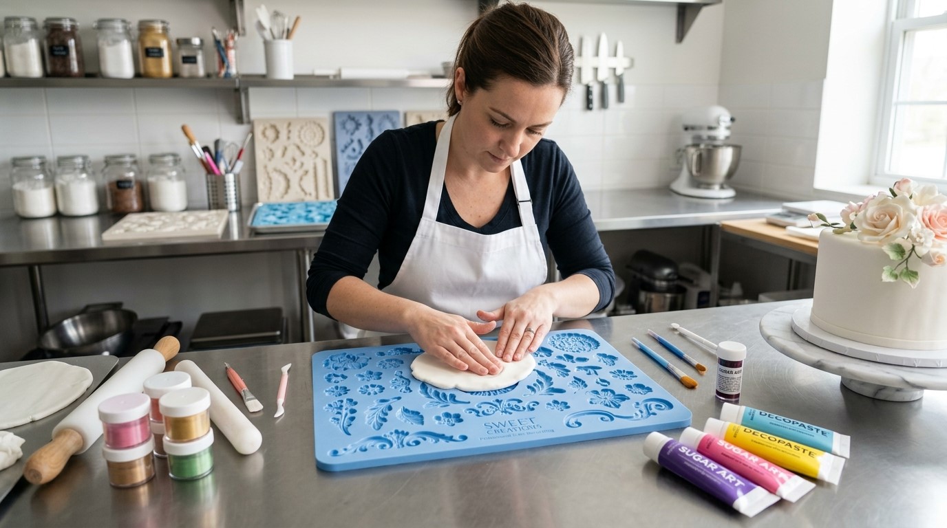 Formy silikonowe do fondantu do dekoracji ciast