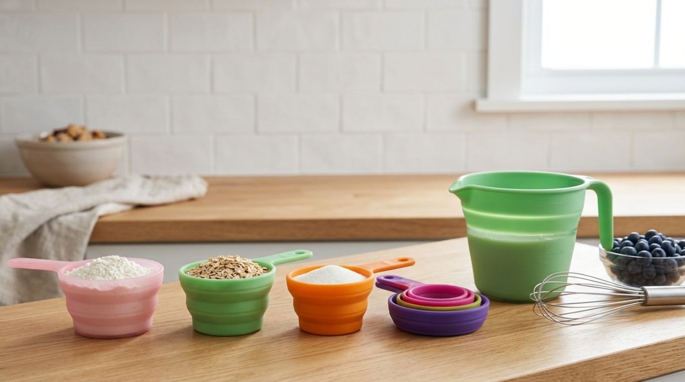 Silicone measuring cups for Kitchenware Bakeware Brands