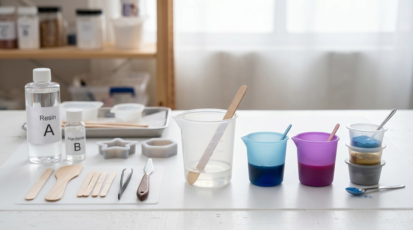 Silicone measuring cups for Resin Craft Brands